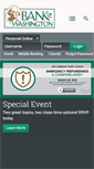 Mobile Screenshot of bankofwashington.com
